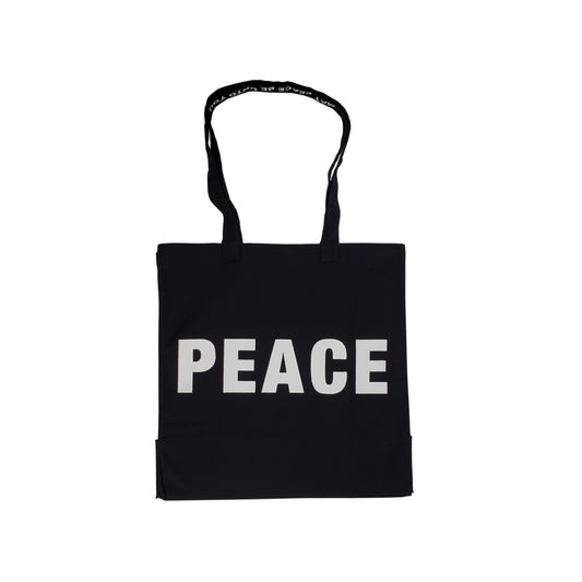 Peace Bold Black Tote